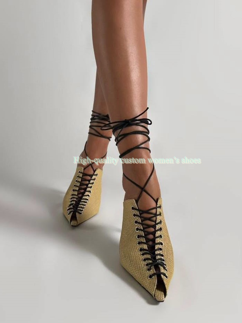 Sandalias de tacón alto amaril - Crossfit Outfit reseña y precio